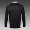 Joyfball 2024/2025 Italy Half-Pull Training Suit Black Soccer Shirt