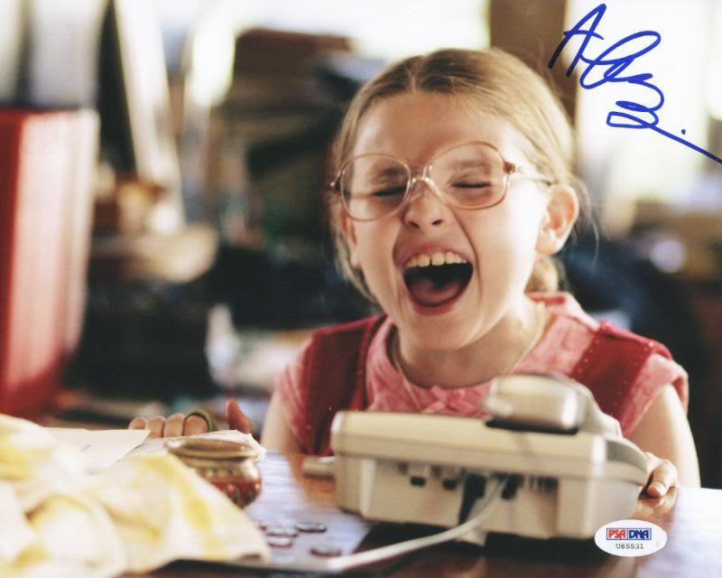 Abigail Breslin Little Miss Sunshine Signed Authentic 8X10 Photo Poster painting PSA/DNA #U65531