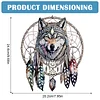Acryl Traumfänger Wolf - 5d DIY Handwerk Anhänger