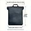 IPX8 hard-core laptop waterproof protective bag (up to 15.6 inches) document bag moisture-proof belt flame retardant