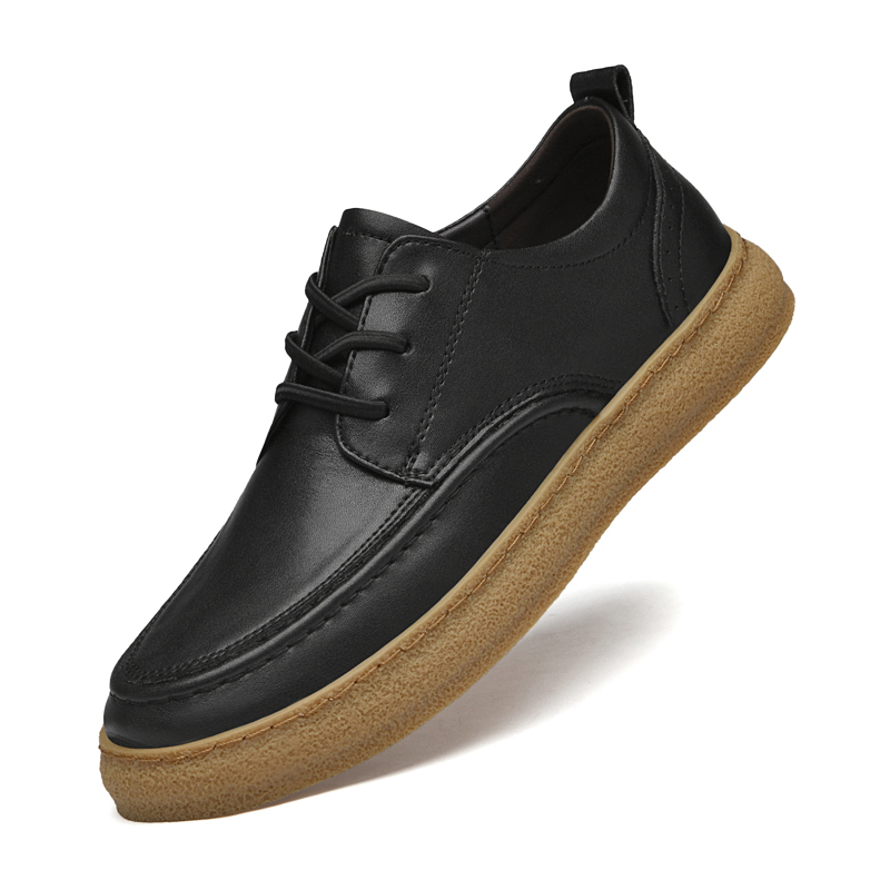 Cricsblue Genuine Leather Skate Shoes Men Lace-Up Mens Stylish Sneakers High Quality Men Casual Footwear New Arrival Men Casual Shoes