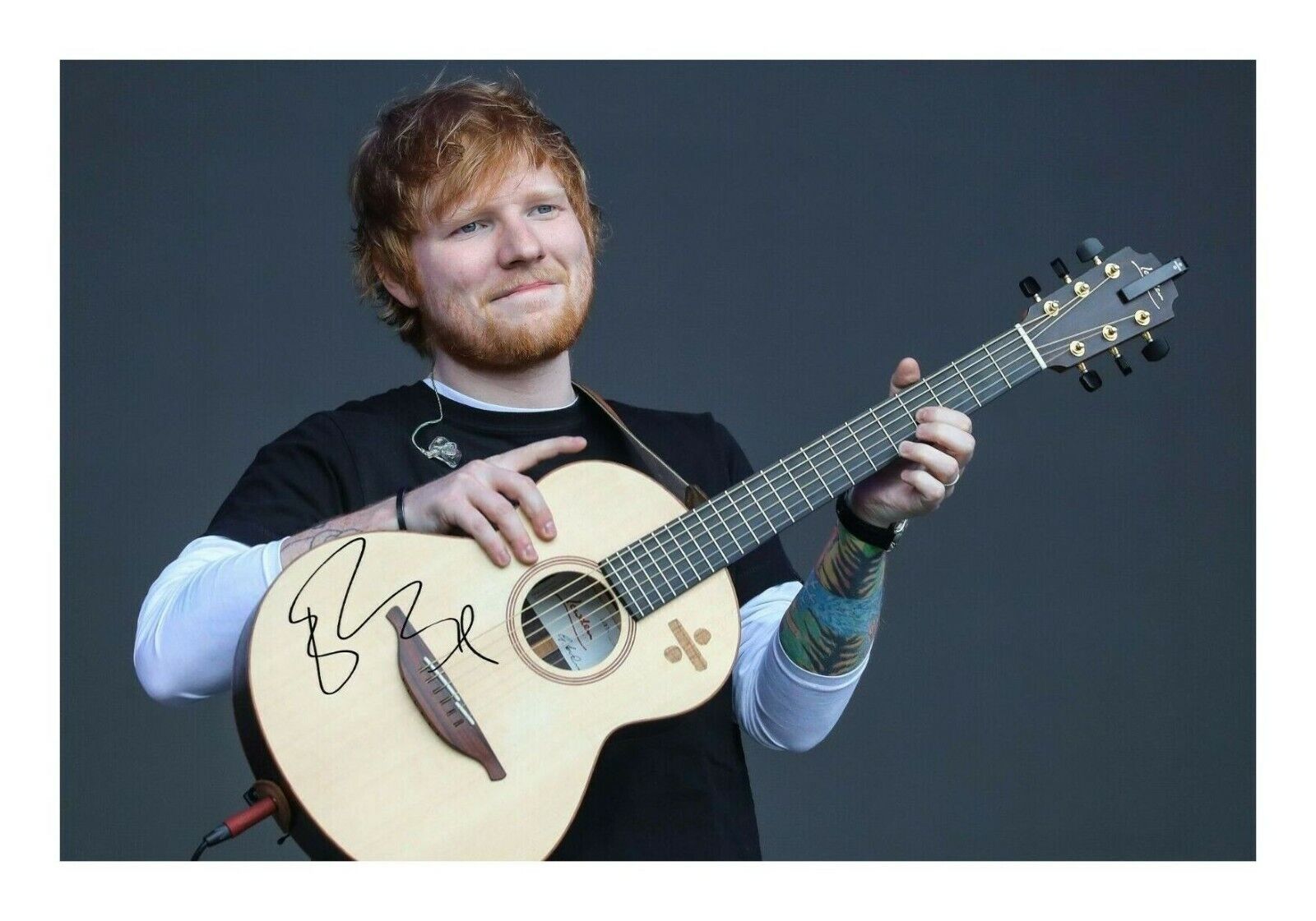 ED SHEERAN AUTOGRAPH SIGNED PP Photo Poster painting POSTER