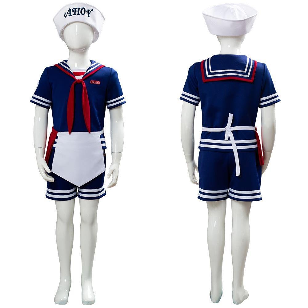 Steve Harrington Stranger Things 3 Scoops Ahoy Uniform Cosplay Kostüm für Kinder
