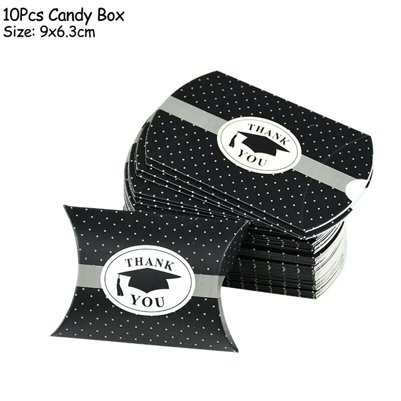 1Set Graduation Balloons Disposable Tableware 2022 Graduation Party Decorations Congrats Grad Paper Garland Banner Class of 2022