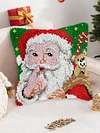 Christmas-DIY Latch Hook Rug Pillowcase Kits 43*43cm