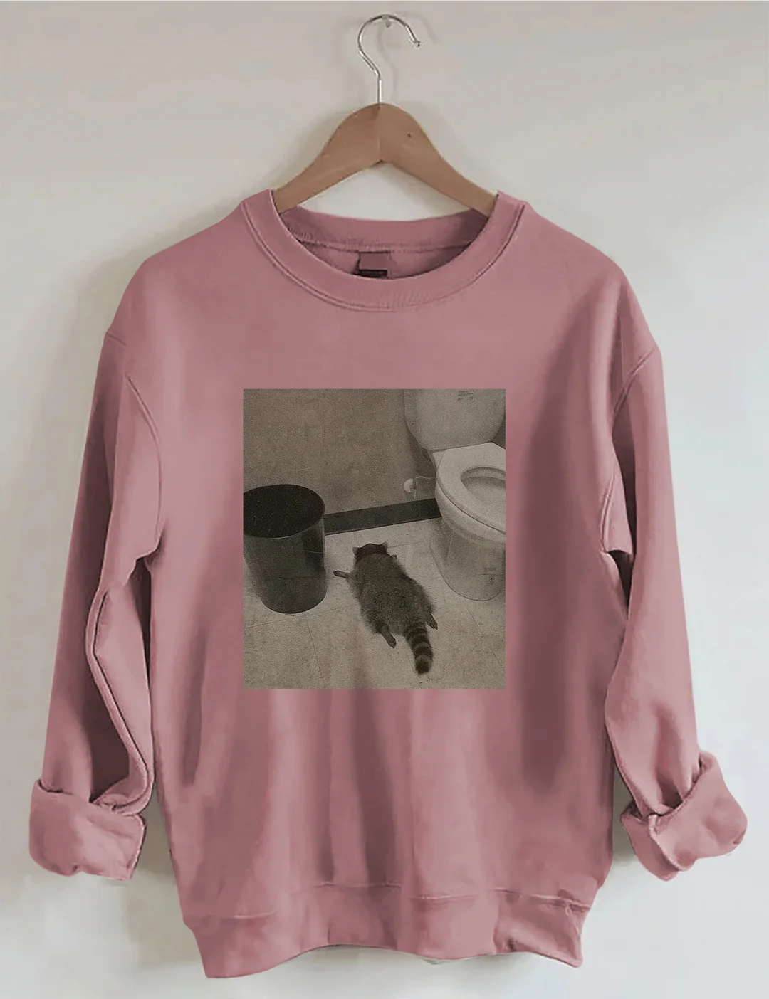 Funny Drunk Raccoon Sweatshirt