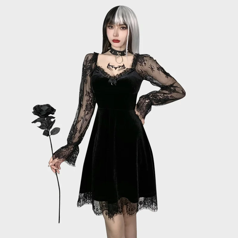 Dark Season Fall Gothic Dress