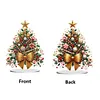 DIY Christmas Tree Diamond Painting Ornaments (Double-Sided)