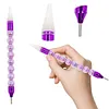 Resin Diamond Painting Point Drill Pen Dual-Ended Diamonds (Purple)