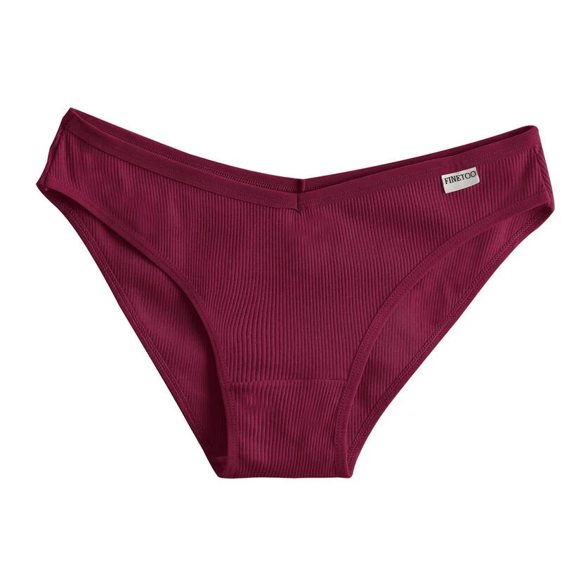 M-4XL Women Cotton Panties Sexy Underwear For Woman Briefs Female Underpants Intimates Lingerie 6 Solid Color Cotton Pantys Plus