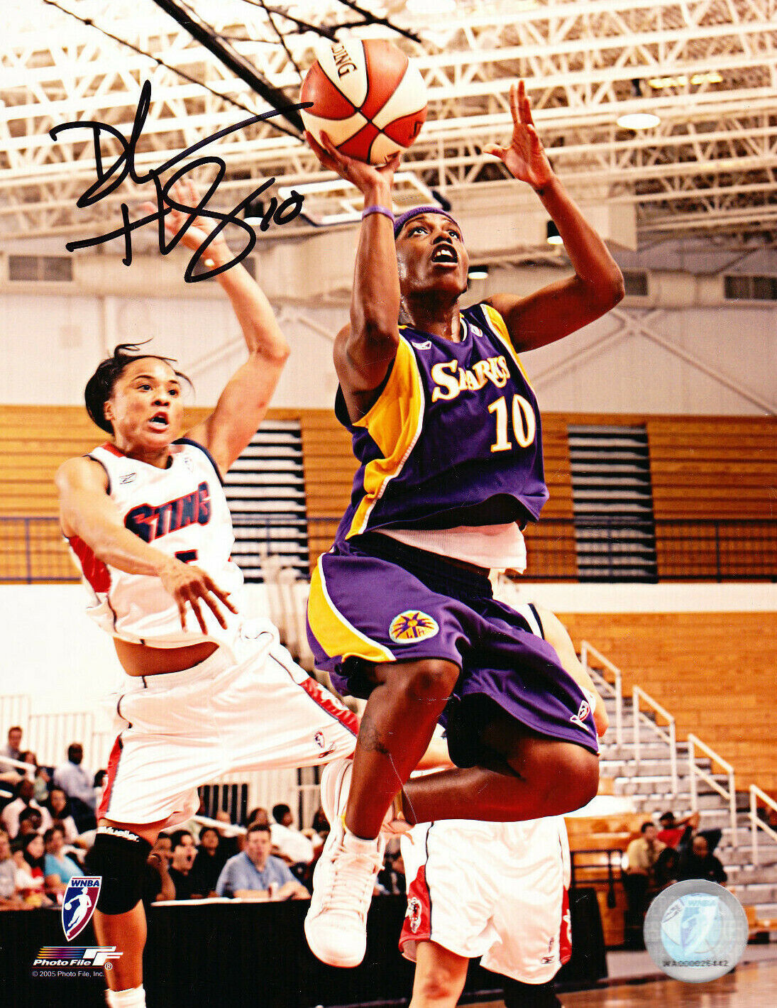 Doneeka Hodges Signed Autograph 8X10 Photo Poster painting Los Angeles Sparks COA WNBA