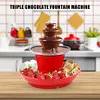 3 Layer Chocolate Melting Machine DIY Handmade 35W for Weddings Birthday Parties