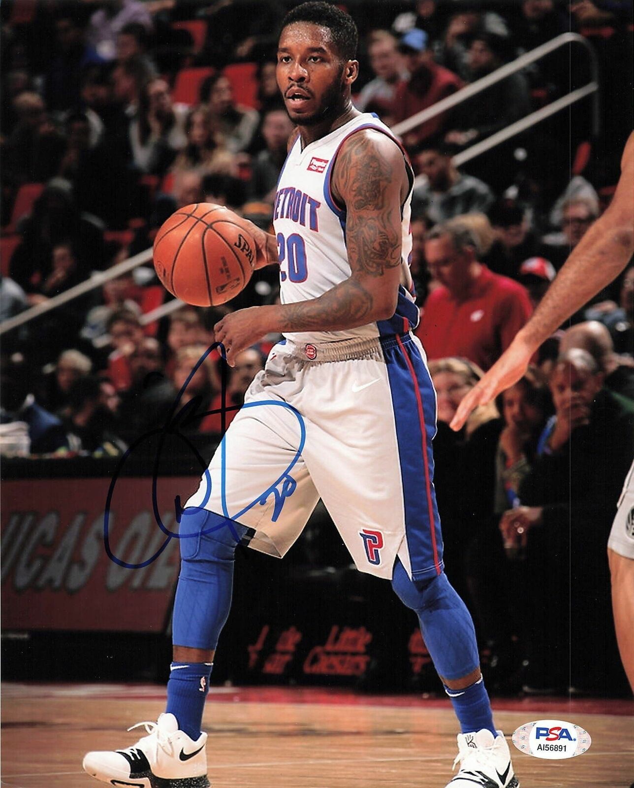 Jodie Meeks signed 8x10 Photo Poster painting PSA/DNA Detroit Pistons Autographed