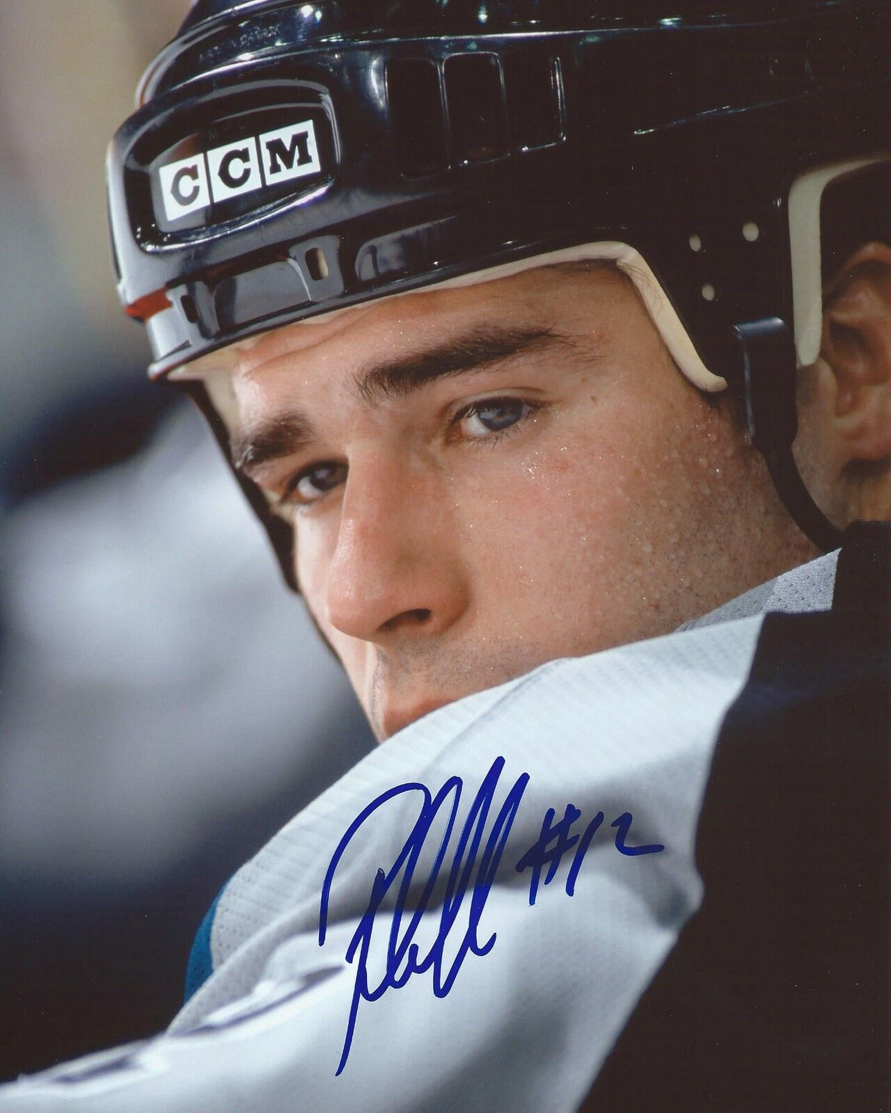 Patrick Marleau Signed 8x10 Photo Poster painting San Jose Sharks Autographed COA B