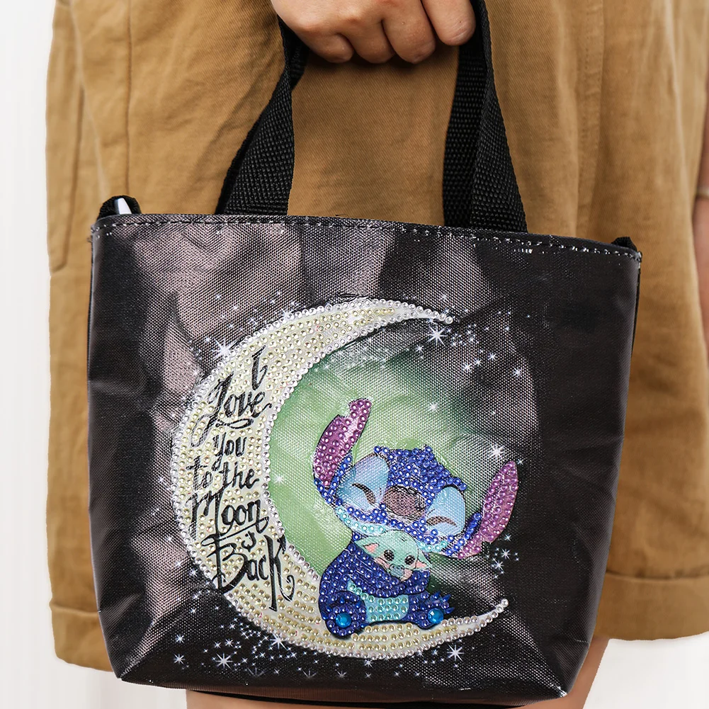 5D Diamond Painting Handbag DIY Canvas Yak Storage Bag Tote Gifts