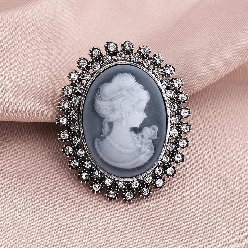 Luxurious Pin Geometric Alloy Inlay Artificial Pearls Rhinestones Women’S Brooches