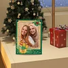 Floral Special Shape Diamond Painting Photo Frame Home Decor (Christmas Green)