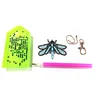 >SALE<5pcs DIY Butterflies Full Special Shaped Diamond Painting Keychain (AA916)