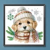 Diamond Painting-DIY Crystal Rhinestone Christmas Dog