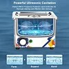 Ultrasonic Glasses Cleaner 800ML Ultrasonic Bath 