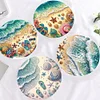 (US Local)Diamond Painting Greeting Cards Diamond Art Cards for Adults (12pcs Beach Waves)