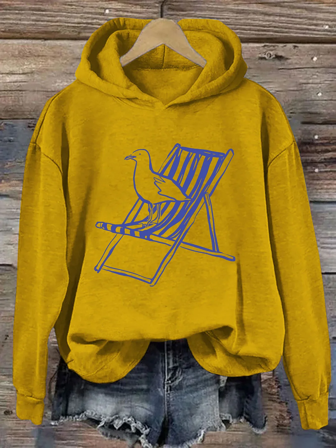 Whimsical Seagull Hoodie