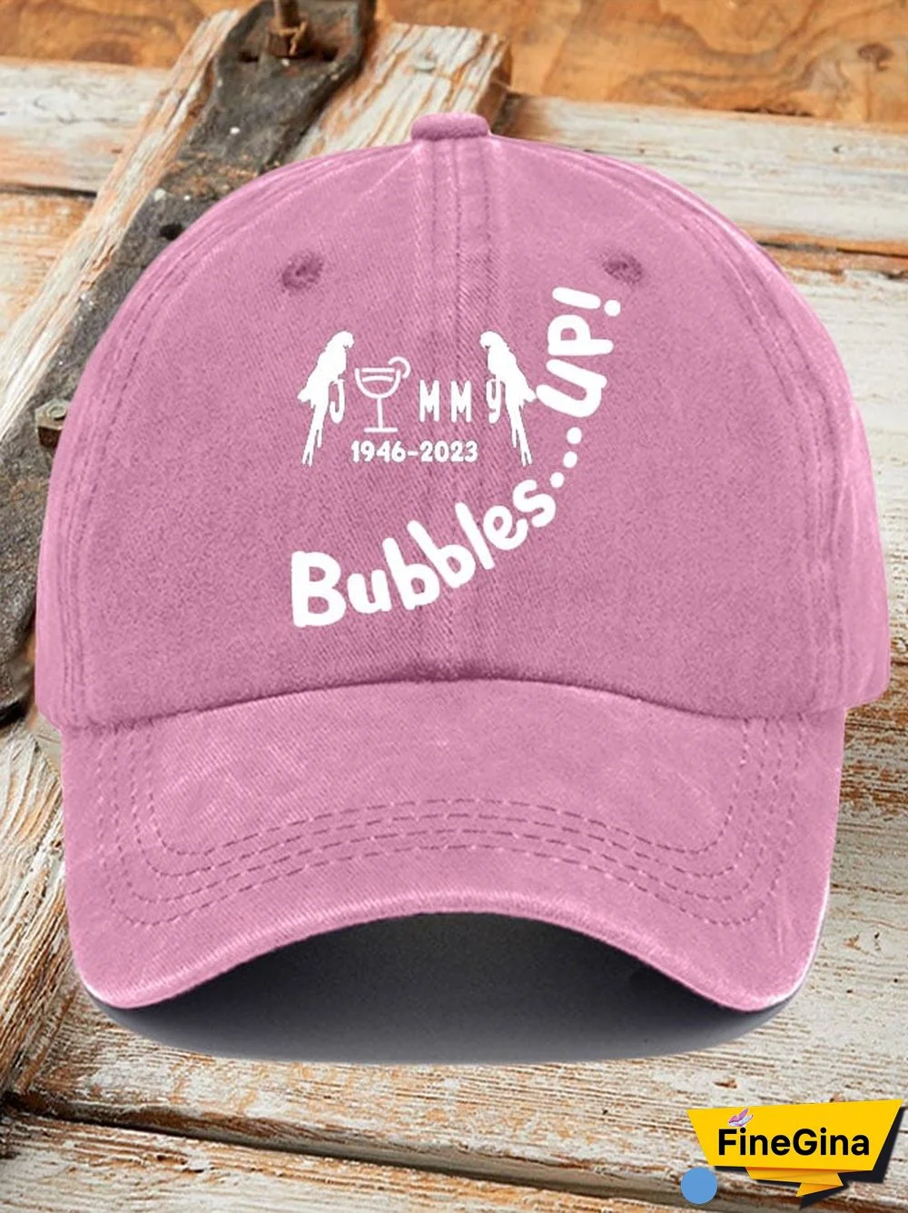 Jimmy 1946-2023 Bubbles Up Print Baseball Cap