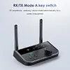 Bluetooth-compatible5.3 Audio Adapter Connect 2 Earphones for Projector Speakers