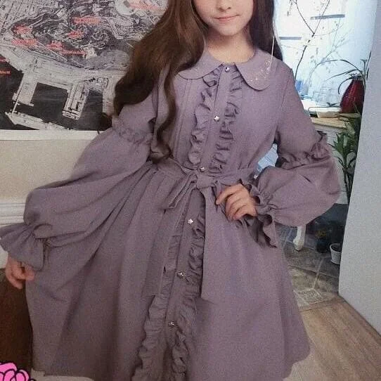 Star Embroidered Classic Lolita Dress SP16694
