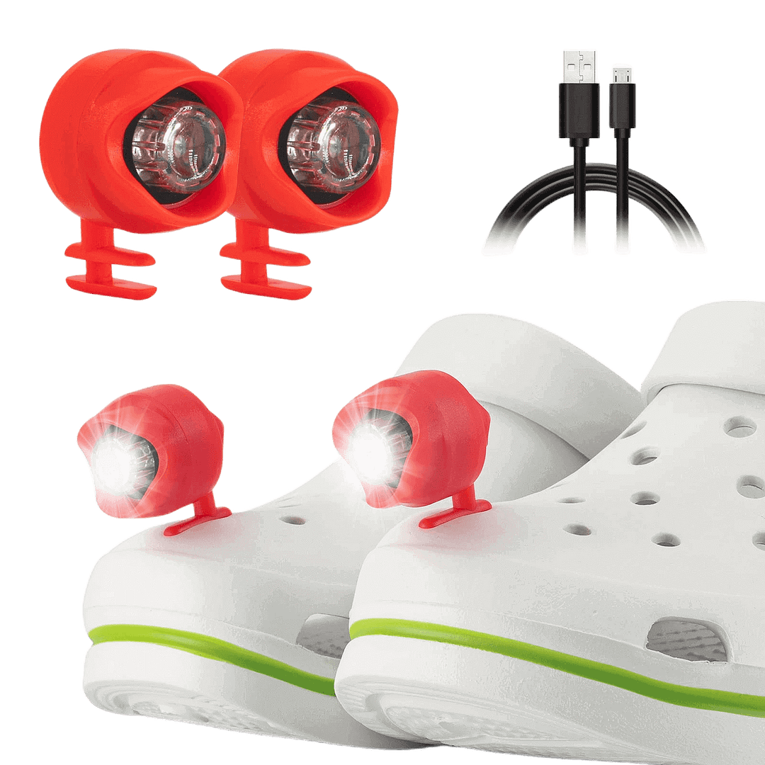 Croc lights - Rechargeable Made of High-quality ABS Plastic  for Adults and Kids