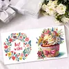 6Pcs dessert-bricolage carte de voeux