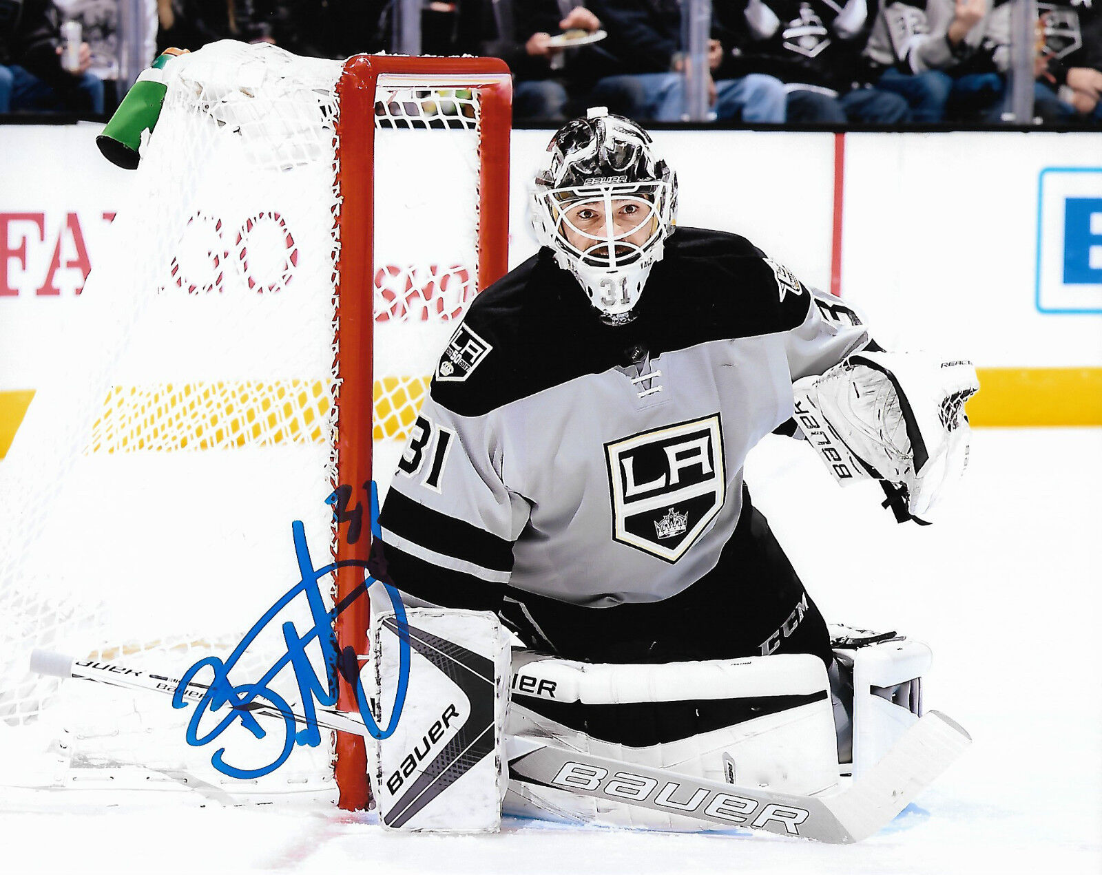 Los Angeles Kings Peter Budaj Signed Autographed 8x10 Photo Poster painting COA