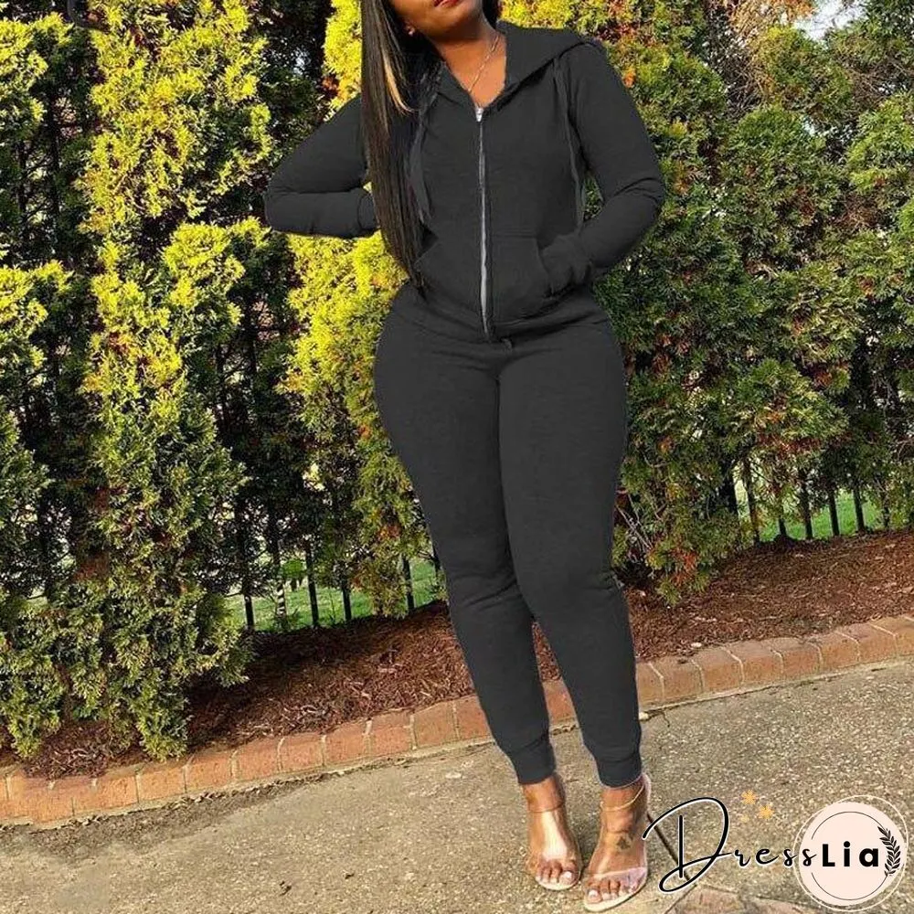 Autumn Tracksuit Women Sets Sweat Suits Ladies Winter Two Piece Outfits Female Joggers
