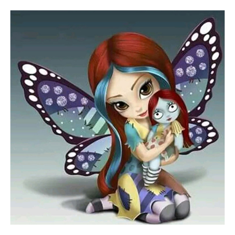 

Flower Fairy - Square Drill Diamond Painting - 30*30CM, 501 Original