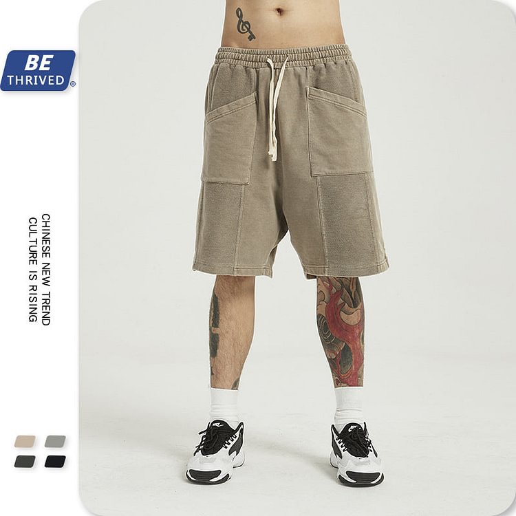 Men's Spring and Summer Retro Casual Pants Loose Large Size Sports Men's Shorts Insmen Pant