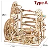 Wooden Three-Dimensional Marble Tack Assembly Model Wood 3D Puzzle High Difficulty Wooden Mechanical Puzzle Toy Gift