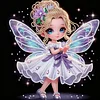 Butterfly Fairy Girl - Crystal Rhinestone Diamond Painting