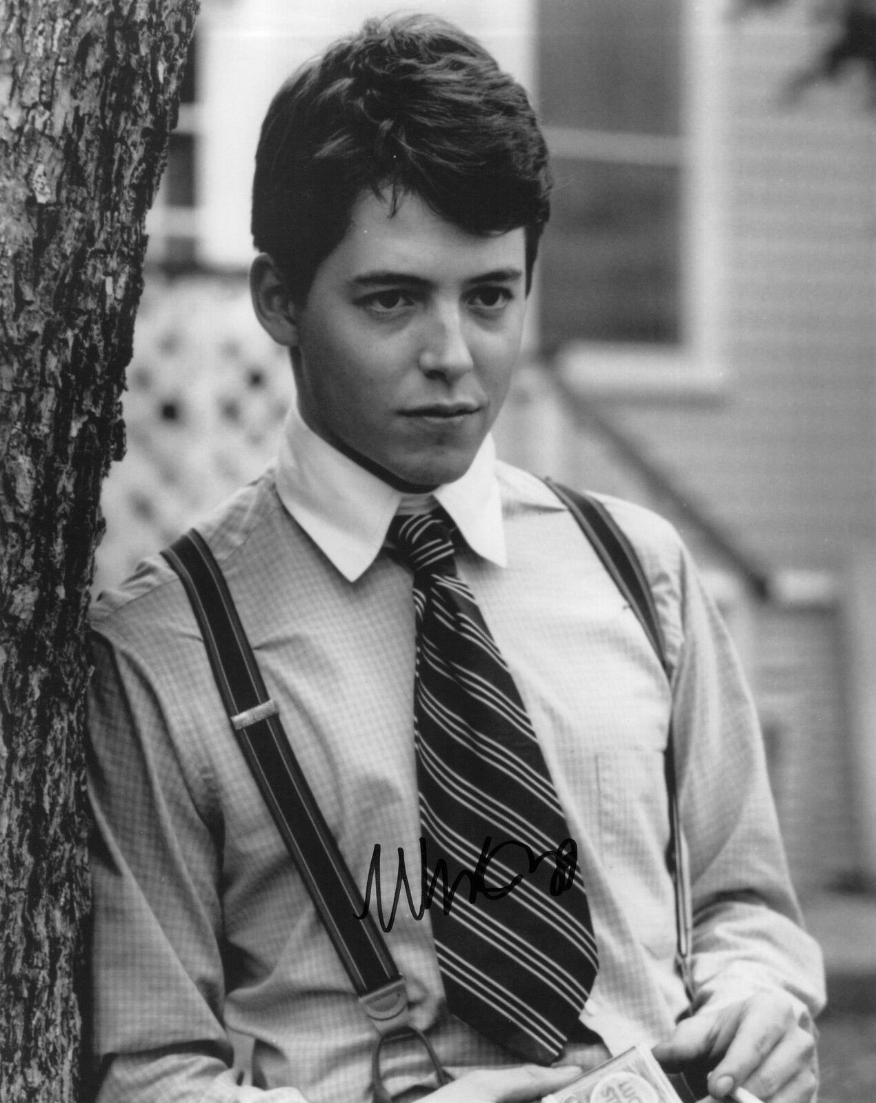 Matthew Broderick Signed Biloxi Blues Movie 8x10 Photo Poster painting w/COA