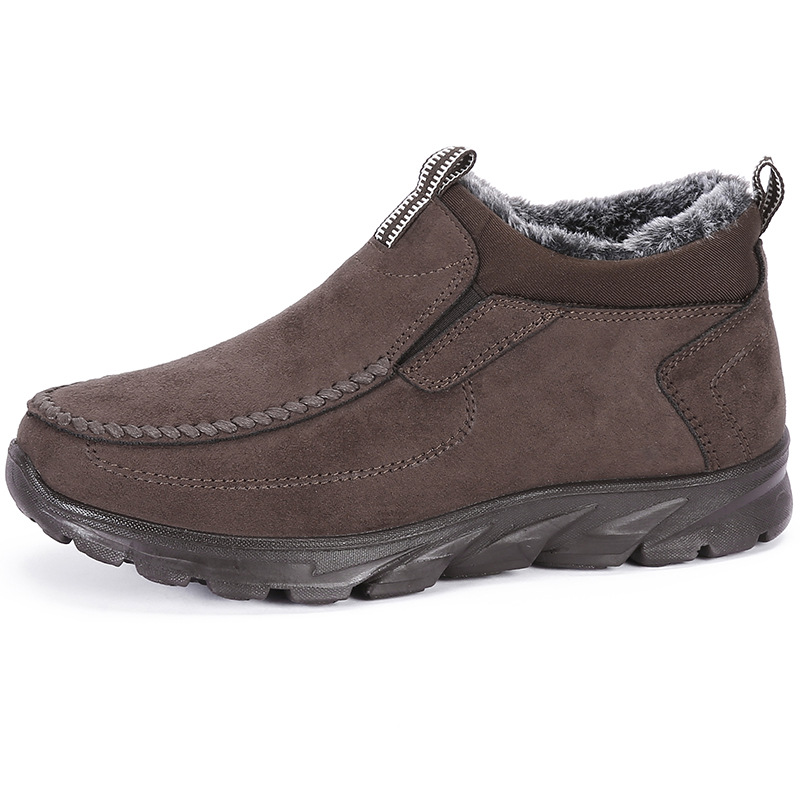 💥The warmest shoes💥Men's Winter Warm Wide Head Non-Slip Waterproof Slip-On Snow Boots