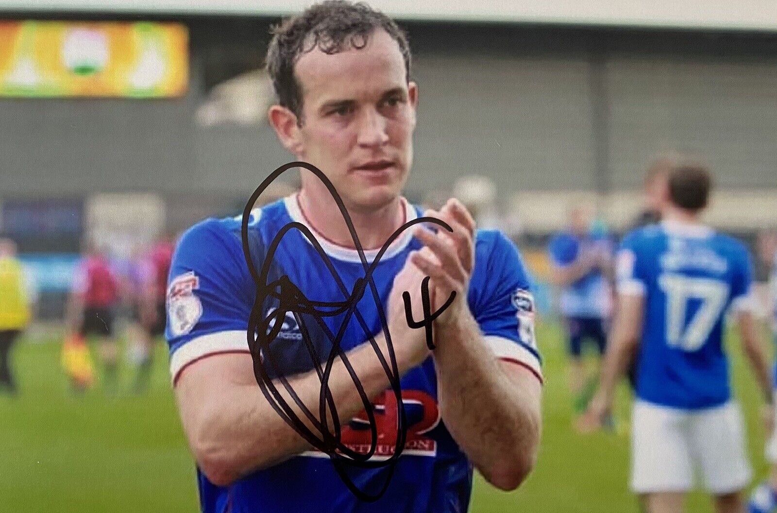 Luke Joyce Genuine Hand Signed Carlisle United 6X4 Photo Poster painting