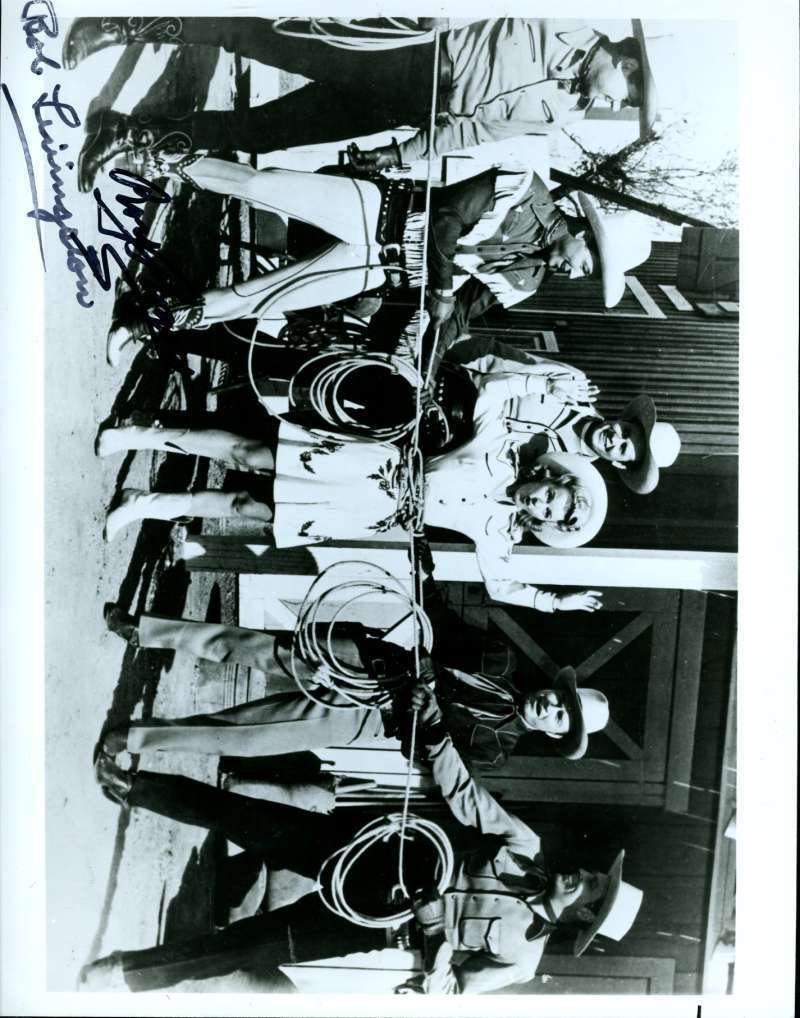 Roy Rogers Bob Livingston Psa/dna Coa Signed 8x10 Photo Poster painting Authentic Autograph