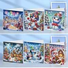 (US Only)6PCS DIY Diamond Art Greeting Cards Christmas Congratulations Cards & Gifts