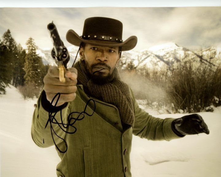 JAMIE FOXX signed autographed DJANGO UNCHAINED Photo Poster painting