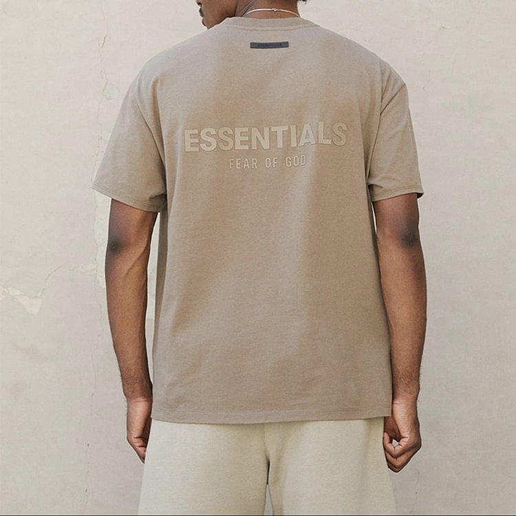 Fog Fear of God Essentials T Shirt Double Line Short Sleeve Loose Style Couple T-shirt