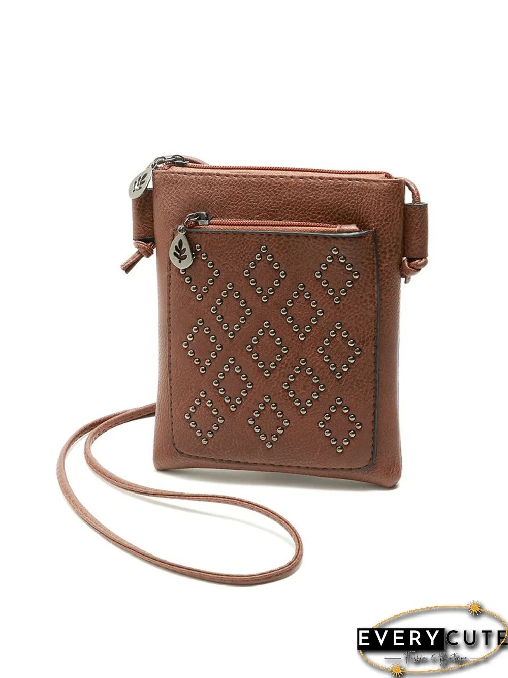 Simple Rivet Mini Crossbody Bag