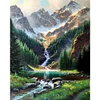 Diamond Painting -DIY Round Drill Landscape Animal（50*40 CM）
