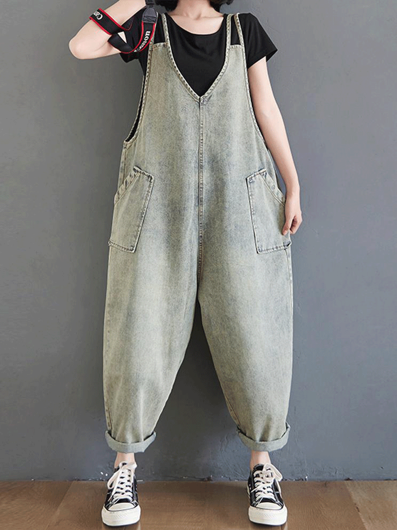 Thinking Of Us Denim Overall Dungaree