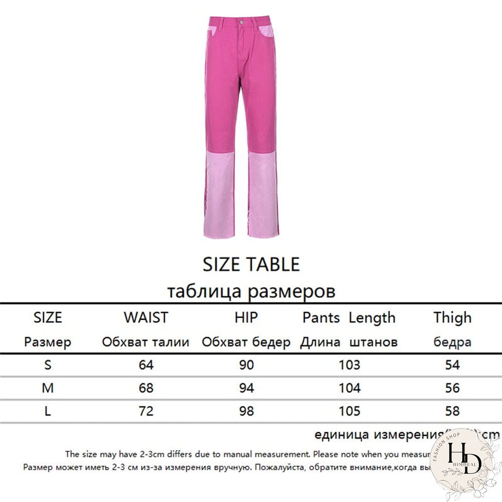 Weekeep Tie Dye Streetwear Fashion Long Jeans Straight Pants 90S Vintage Buttons Fly Cargo Denim Pants Women High Waist Trousers