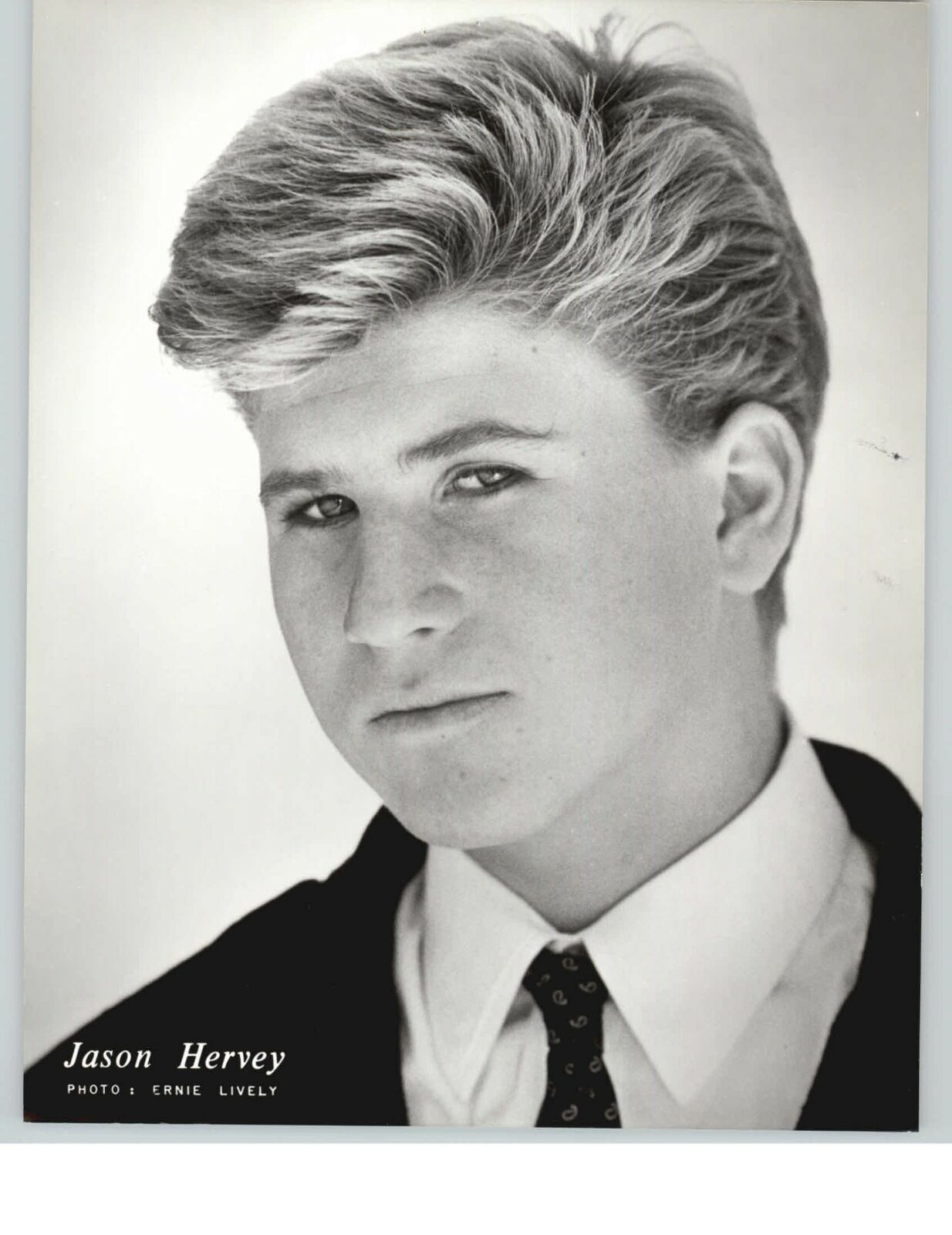 Jason Hervey - 8x10 Headshot Photo Poster painting - Wonder Years - Back to the Future