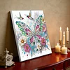 (Pre-Framed)Butterfly-Special Shape Diamond Painting Kit(25x25cm)